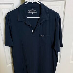 Vineyard Vines Men's Navy Edgartown Polo